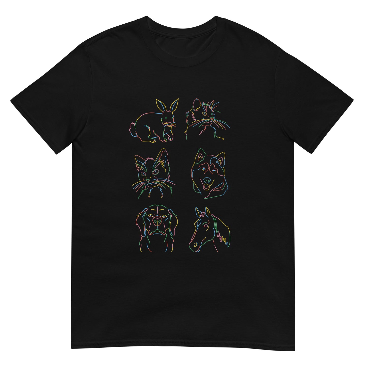 Neon Animal Unisex T-Shirt