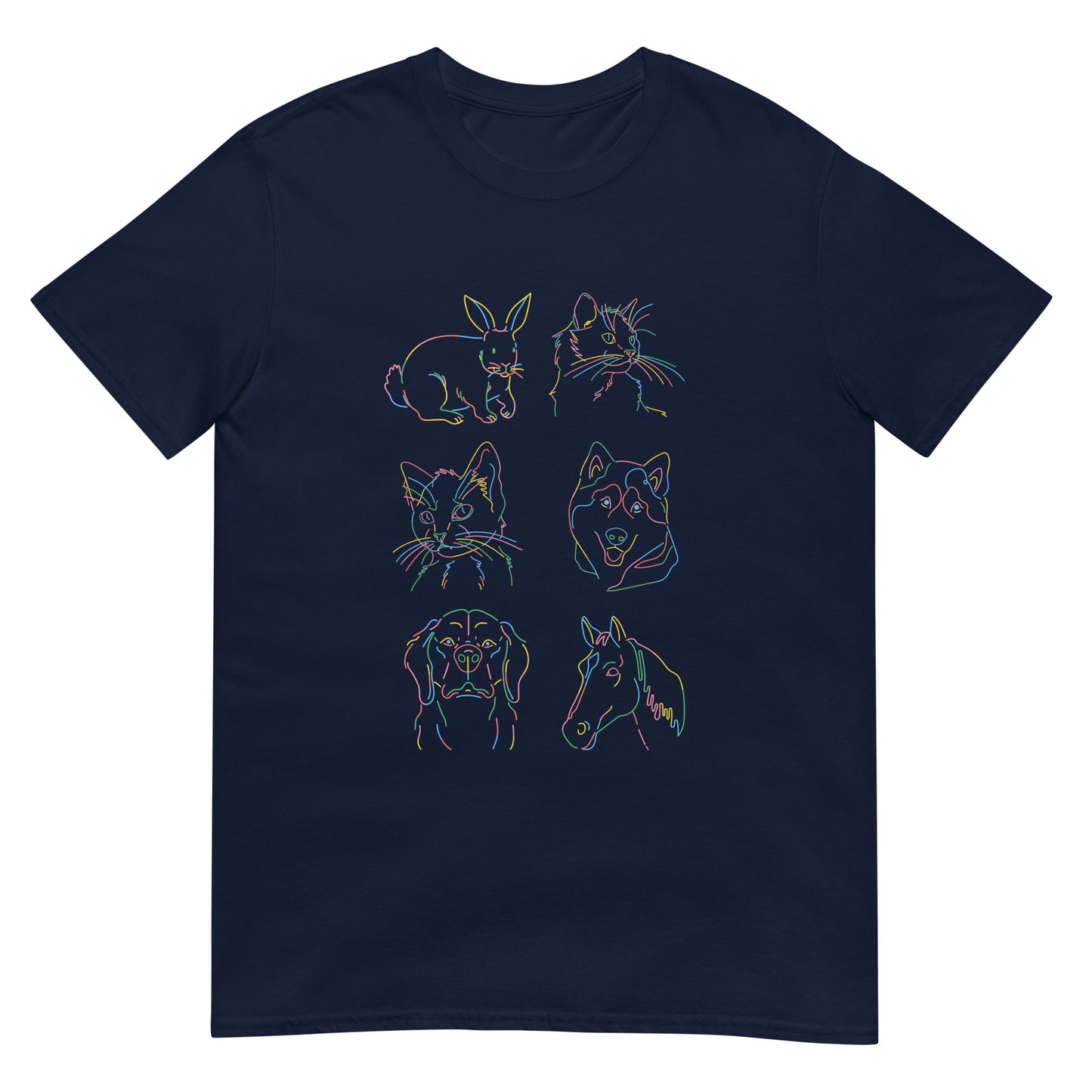 Neon Animal Unisex T-Shirt