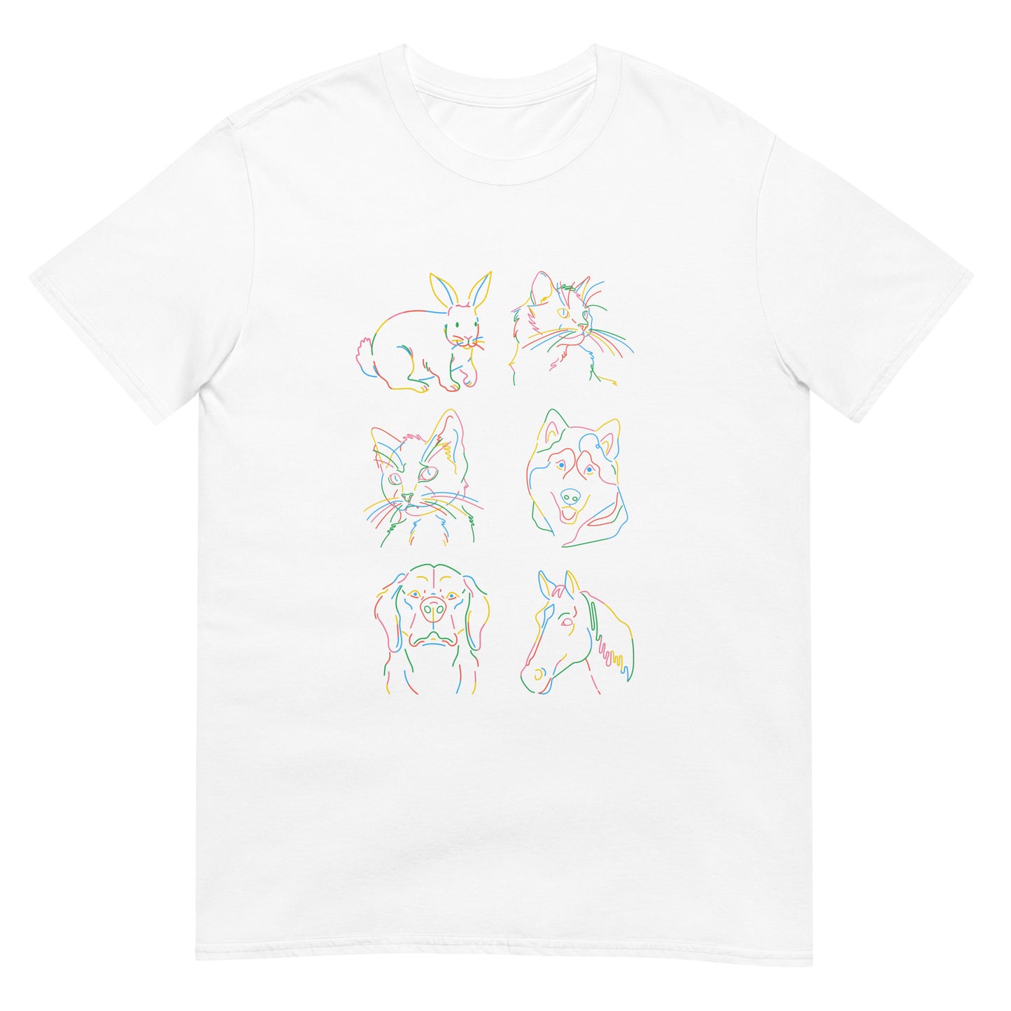 Neon Animal Unisex T-Shirt