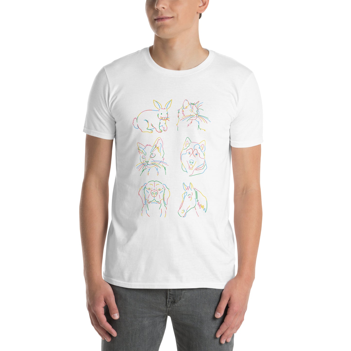 Neon Animal Unisex T-Shirt
