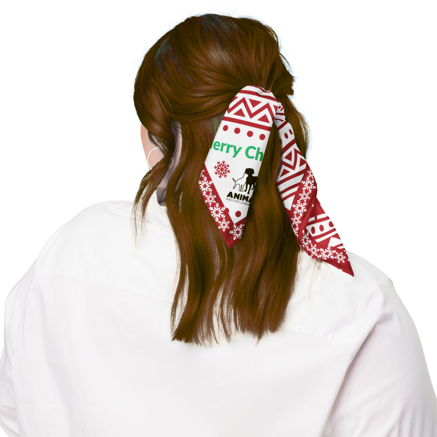 Christmas 'Ugly Sweater' White Bandana