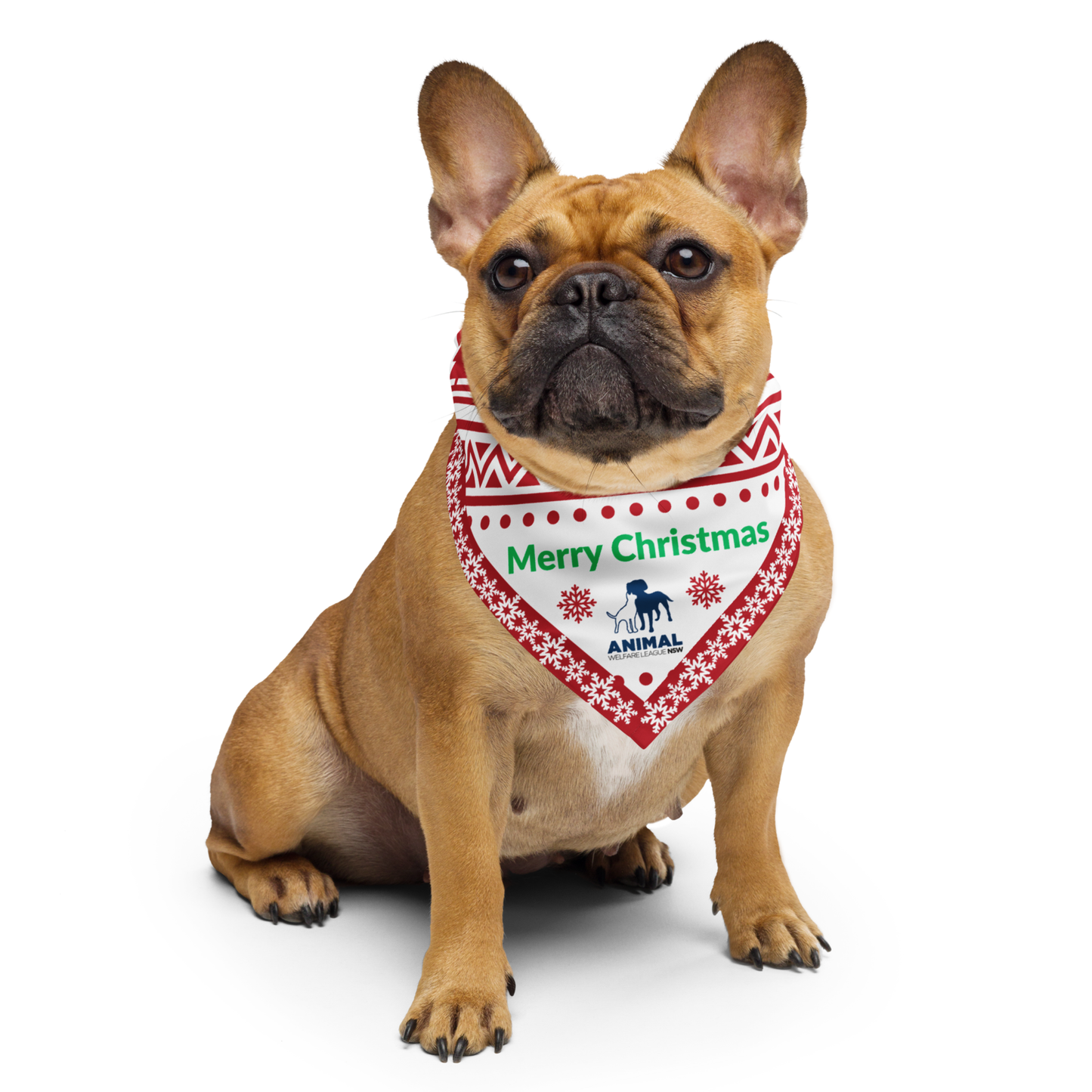Christmas 'Ugly Sweater' White Bandana