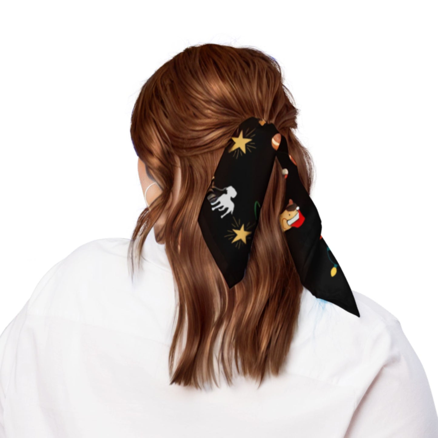 Merry Woofmas Black Bandana