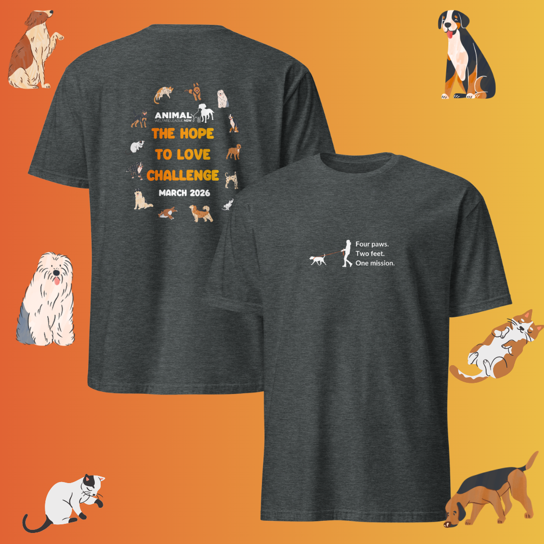 The Hope to Love Challenge Paws T-Shirt 2026