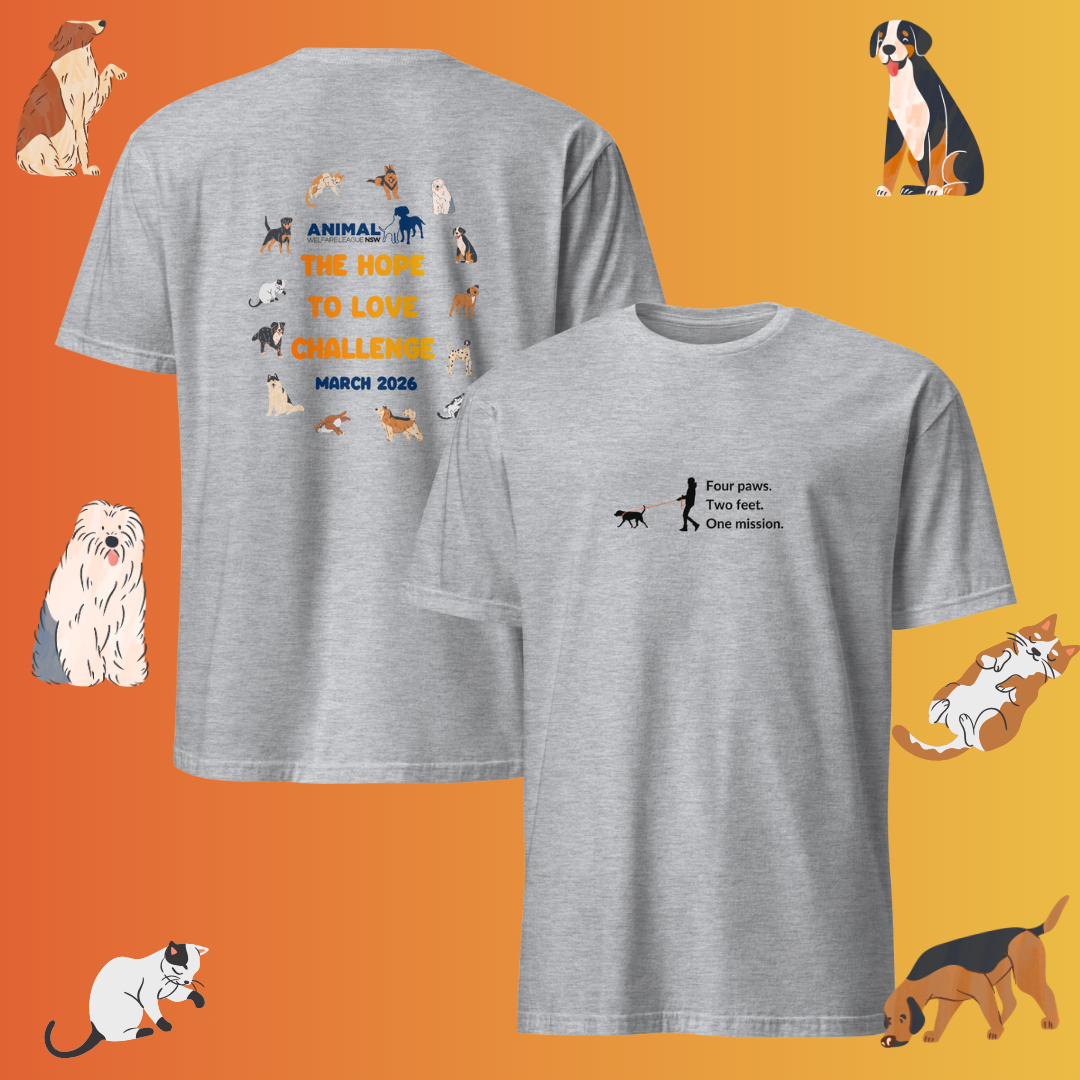 The Hope to Love Challenge Paws T-Shirt 2026