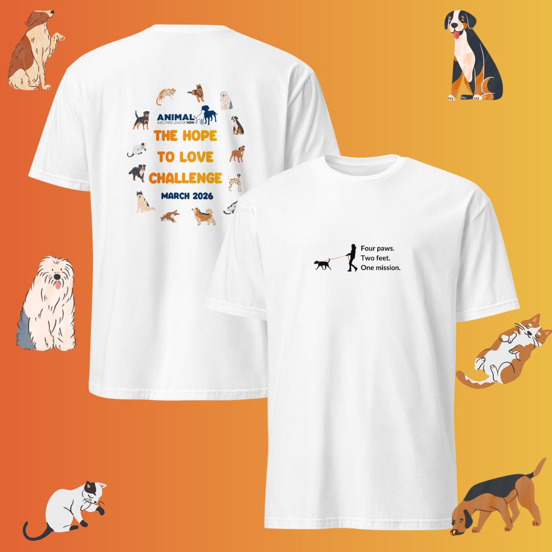 The Hope to Love Challenge Paws T-Shirt 2026