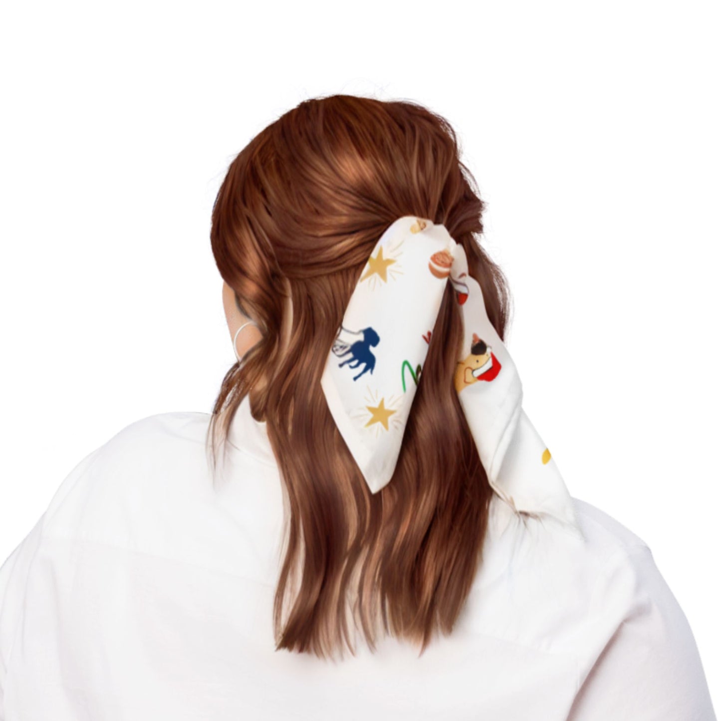 Merry Woofmas White Bandana