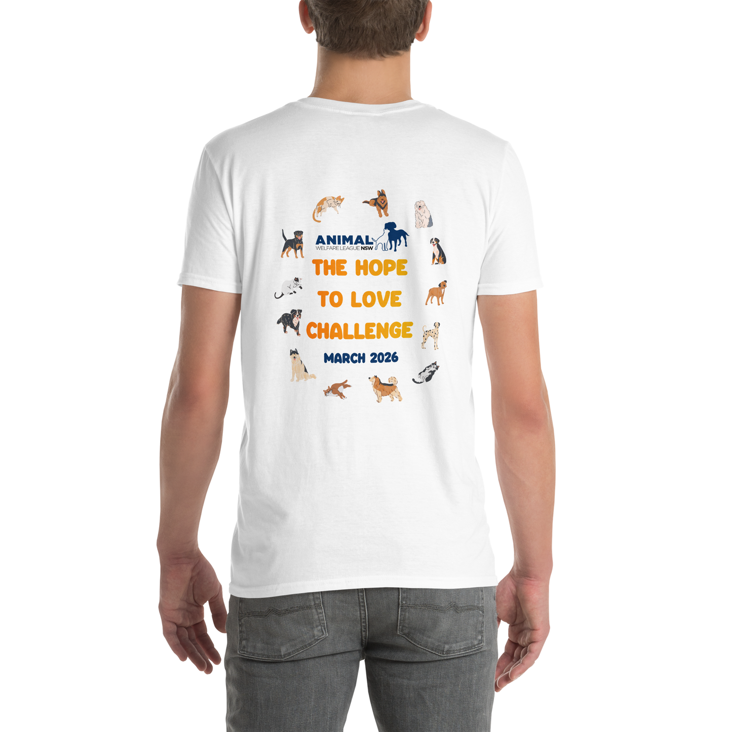 The Hope to Love Challenge Paws T-Shirt 2026